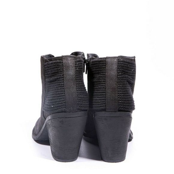 ❄️Carlos Santana Everett Black Ankle Cowgirl Boots11 - Picture 4 of 10